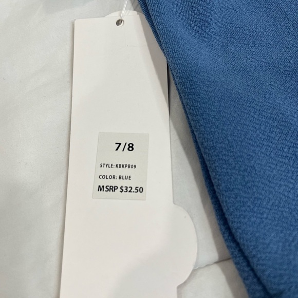 KENSIE GIRL • Girls Blue Short Sleeve Cinch Top NWT 7/8 - Picture 8 of 9